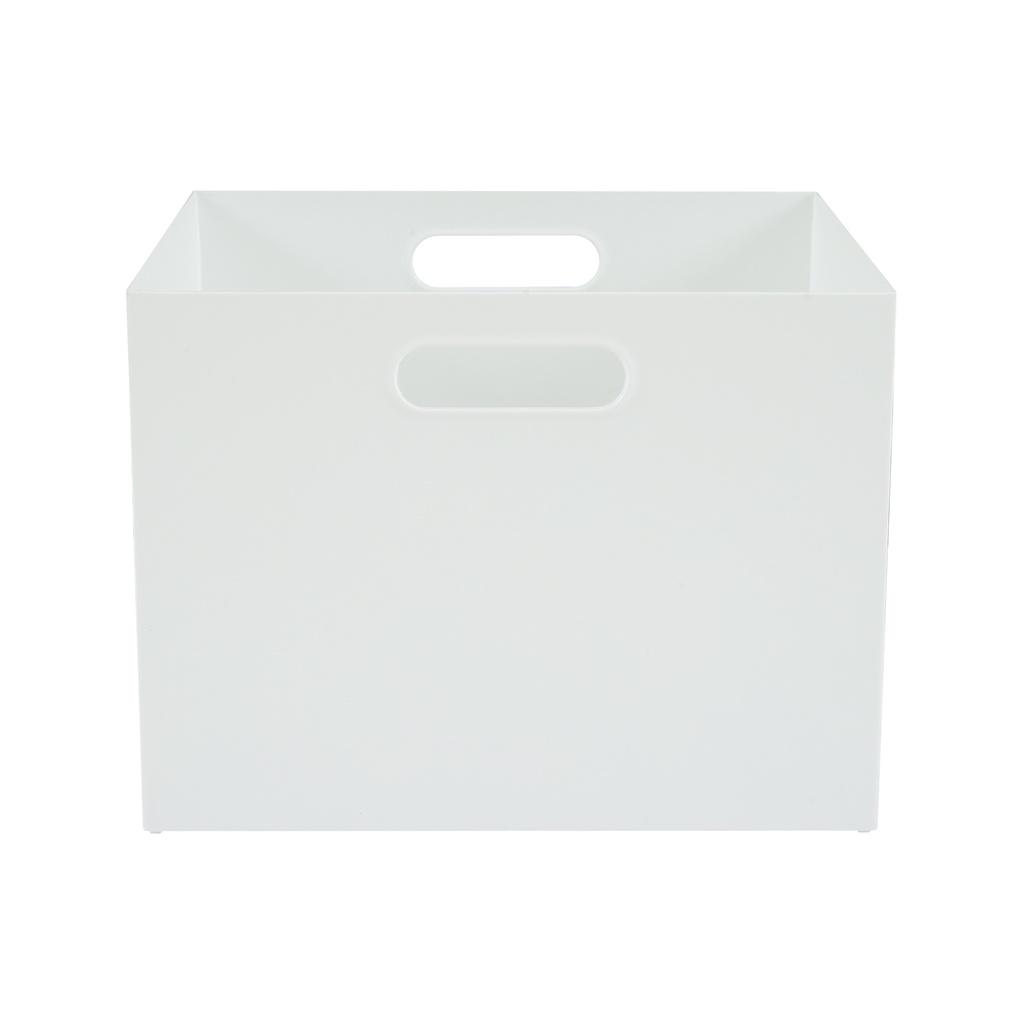 HomeBase STACKO thùng nhựa đựng đồ đa năng Bali Thái Lan W32.9xH24.2xD25.2 cm màu trắng