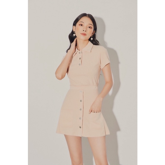 WHITELAZZ | Set bodysuit và chân váy thun gân Ý - SOFIA BODYSUIT
