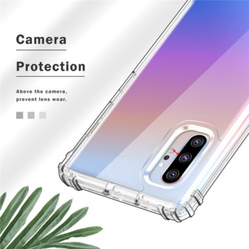 Ốp điện thoại nhựa trong suốt thời trang cho điện thoại Samsung Note10 / Note10 Plus