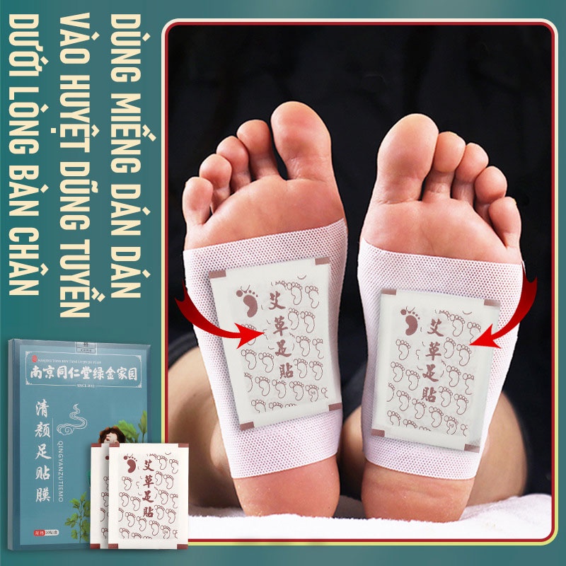 Miếng dán giảm béo và giải độc chân, giảm đau và giải độc, miếng dán chân khi ngủ