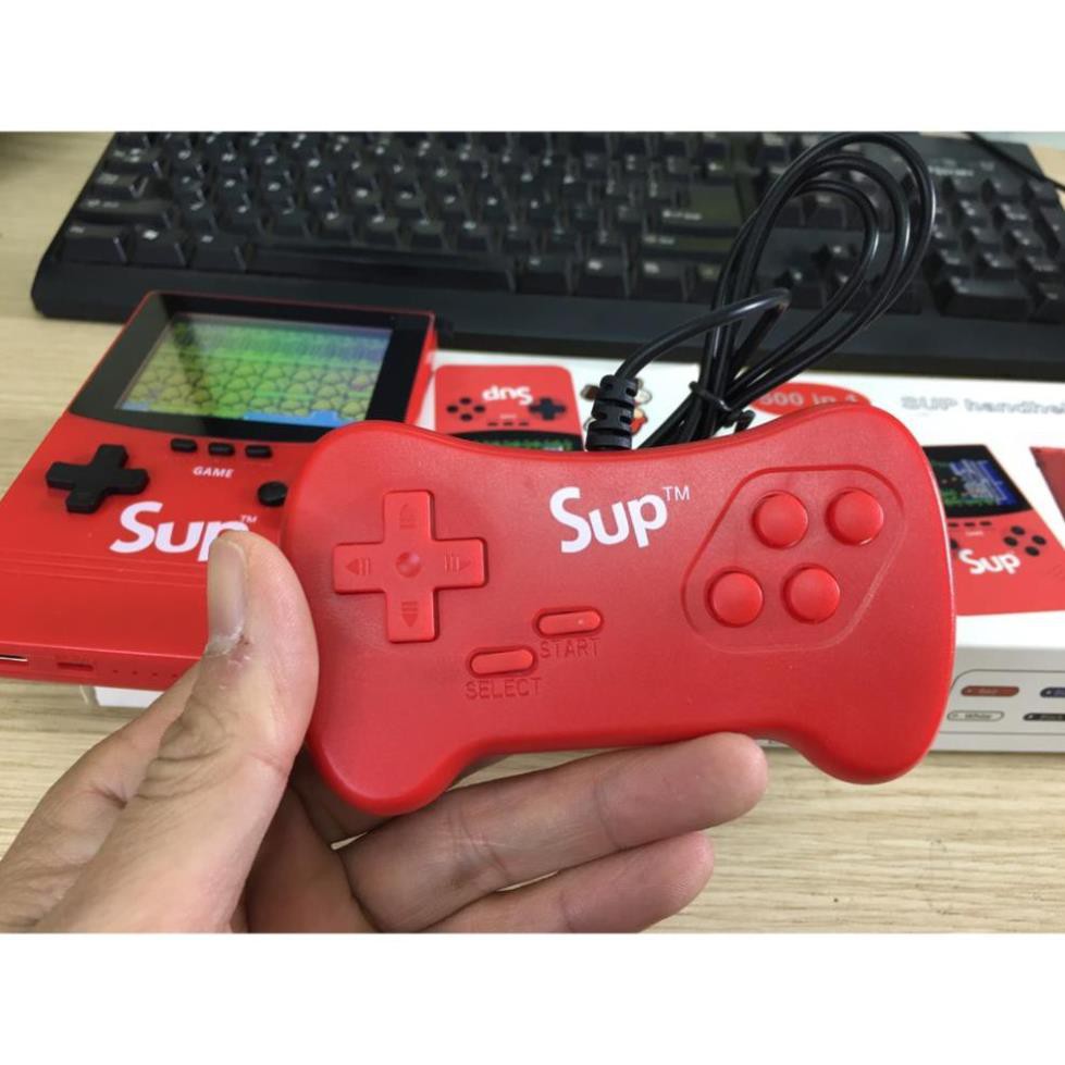 Máy chơi game cầm tay cao cấp Sup 500, máy cổ điển mini tích hợp SẠC DỰ PHÒNG