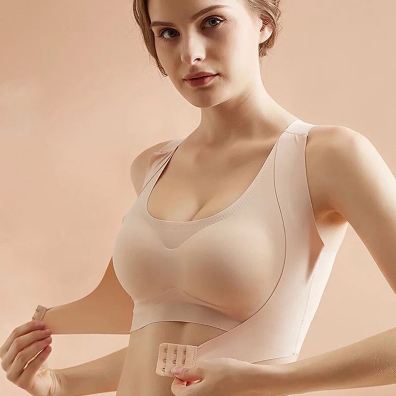 Áo ngực lụa Aoweinisi không gọng plus size M-XXL cao cấp