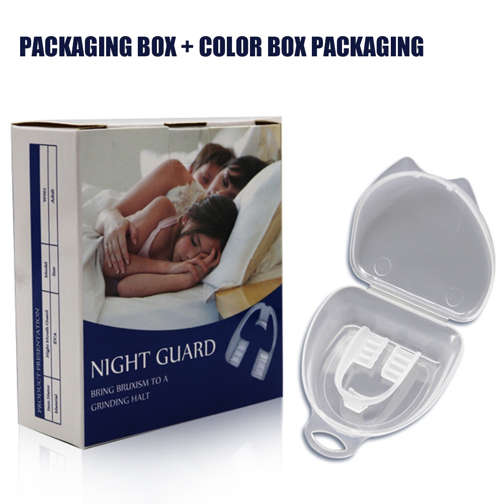 [Hàng mới về] Dụng cụ bảo vệ răng ban đêm chống nghiến tiện lợi