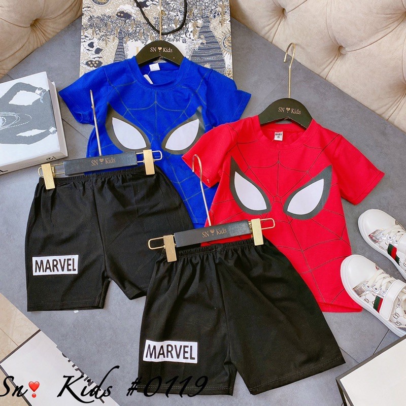 Bộ siêu nhân 3 màu bé trai