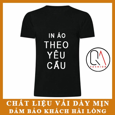 [RẺ SẬP SÀN] In áo thun theo yêu cầu – kể cả áo đen, nhiều màu đồng giá (có áo ...