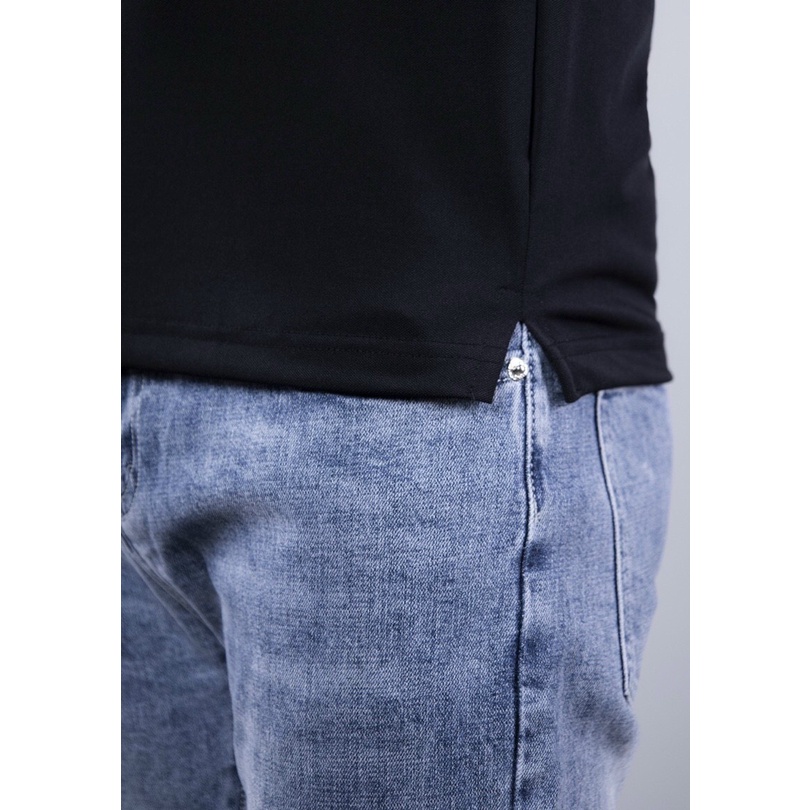Áo thun polo nam ngắn tay cổ bẻ vải cotton co dãn thoáng mát Aru Shop