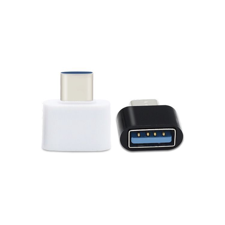 Đầu chuyển đổi OTG Micro USB sang lỗ cắm Type C màu trắng nhỏ gọn