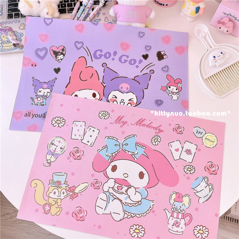 Thảm Lót Bàn Ăn Họa Tiết Hoạt Hình Cinnamoroll Dễ Thương Phong Cách Nhật Bản