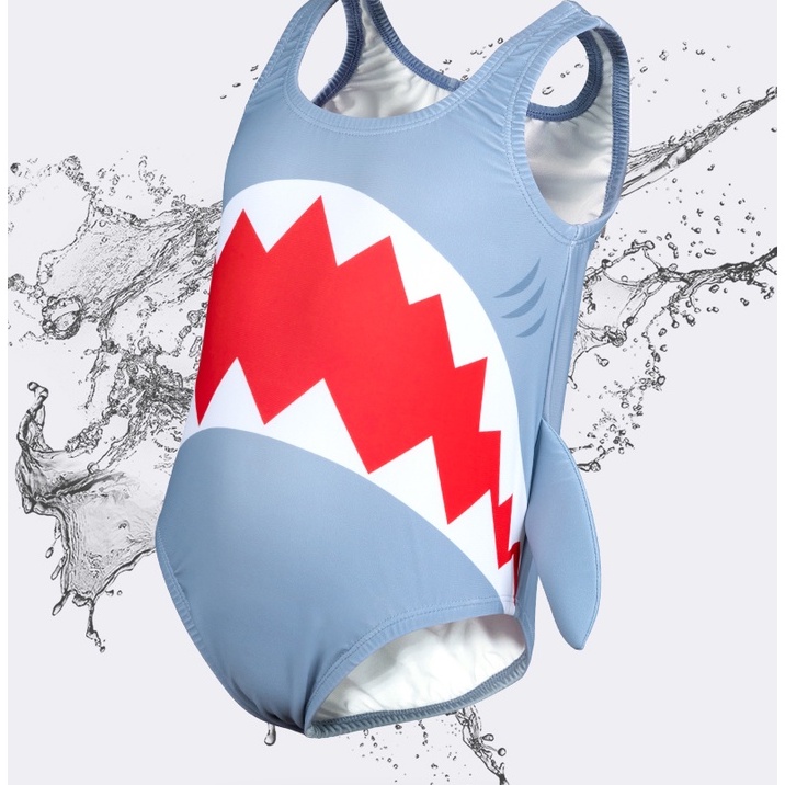 Set đồ bơi hình cá mập dễ thương cho bé