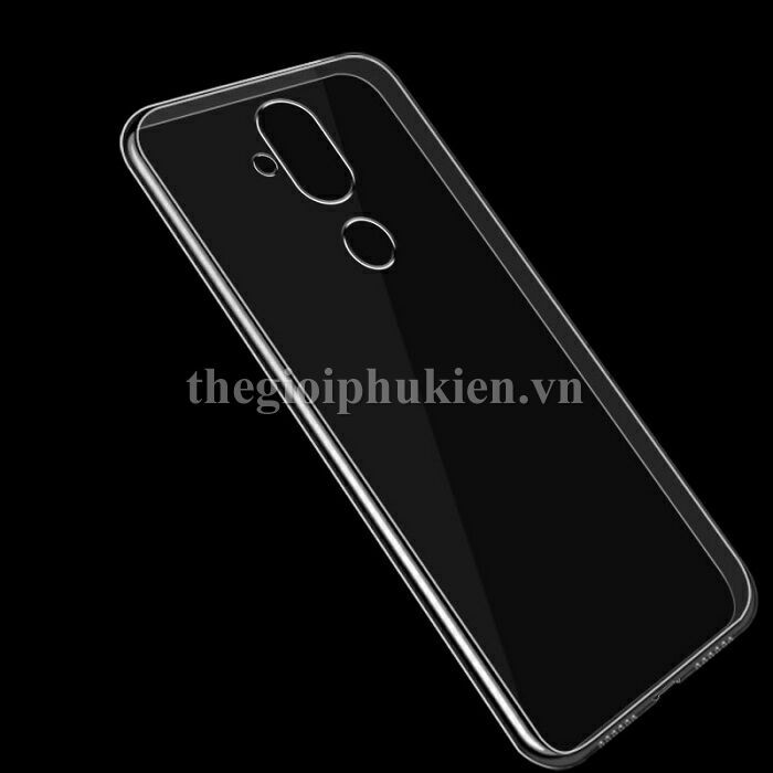 Ốp lưng silicon dẻo trong suốt Nokia 8.1 siêu mỏng 0.6mm