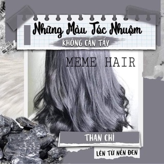 (Không Tẩy) Combo Nhuộm Tóc Than Chì