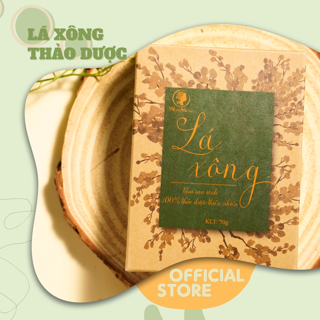 Lá xông thảo dược WonMom 70gr