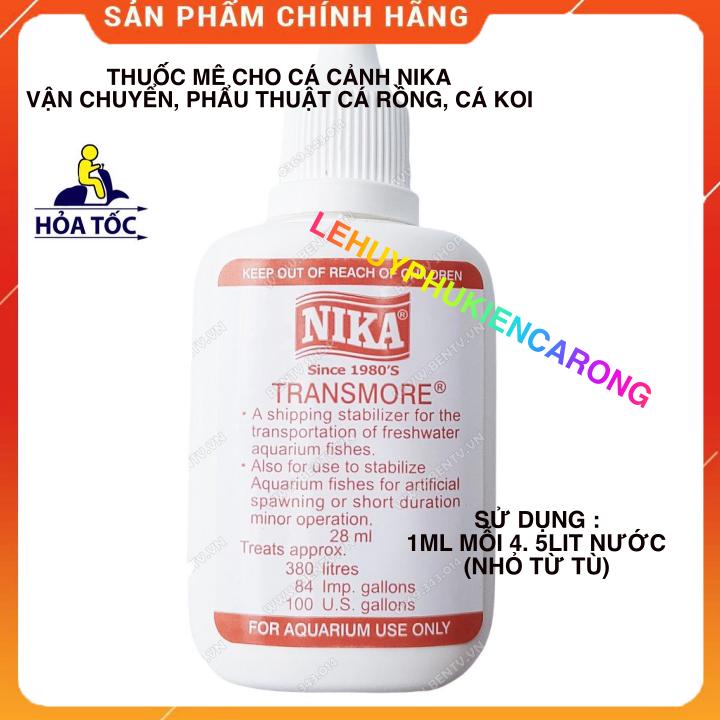 NIKA Dung Dịch Vận Chuyển Và Phẩu Thuật Cá Rồng, Cá Koi