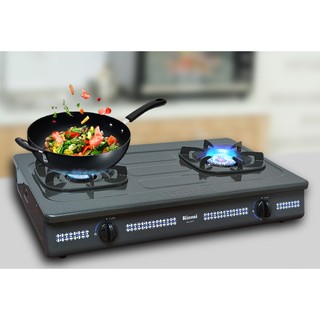 Bếp gas đôi Rinnai RV-377(G)N ( Xám Đen)