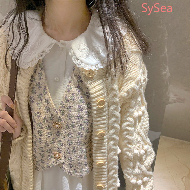 Đầm Dự Tiệc Tay Dài Phong Cách Hàn Quốc Ngọt Ngào Cho Nữ