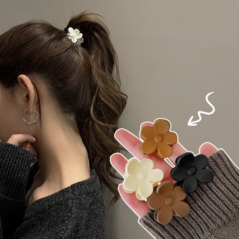 Kẹp Tóc Hình Hoa / Trái Tim Đính Ngọc Trai Dễ Thương Phong Cách Hàn Quốc Thời Trang Cho Nữ