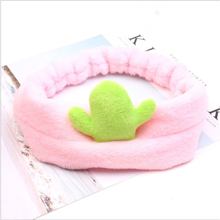 XiaoboACC Dây Buộc Tóc Hình Cây Xương Rồng Đáng Yêu