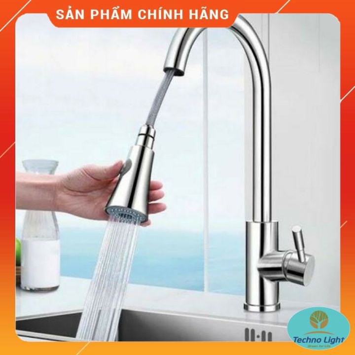 [FREE SHIP] Vòi rửa chén, vòi rửa bát nóng lạnh inox dây rút  cao cấp KOREA 🔥 HÀNG CHÍNH HÃNG- BH 2 năm 🔥