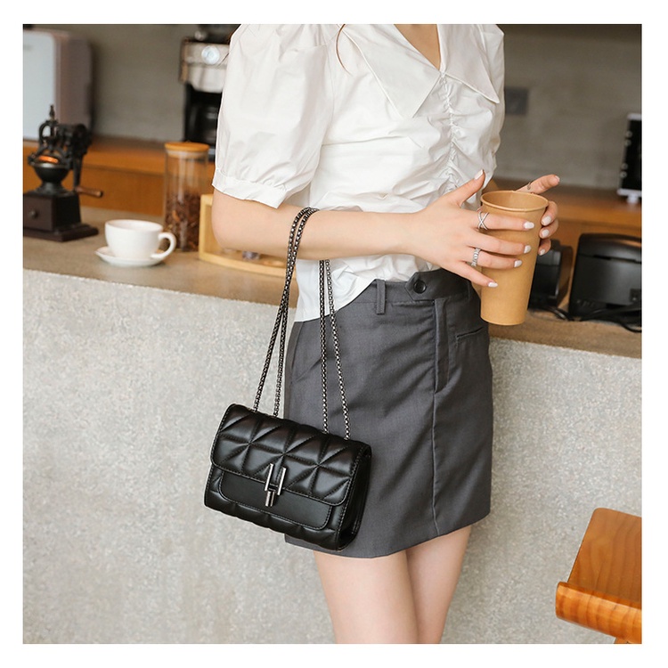 Túi đeo chéoLinh Store Túi Đeo Vai 3 Ngăn Khóa chữ Y phong Cách Hàn Quốc