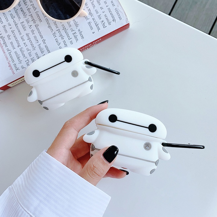 Case Airpods 1/2/3/Pro Baymax, Ốp Airpods hoạt hình độc đáo - Mã TZAP369
