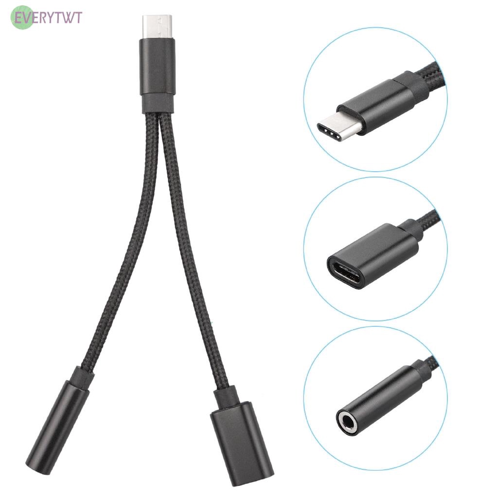 Cáp chuyển đổi âm thanh từ cổng loại Type-C sang đầu USB 3.5 mm chuyên dụng