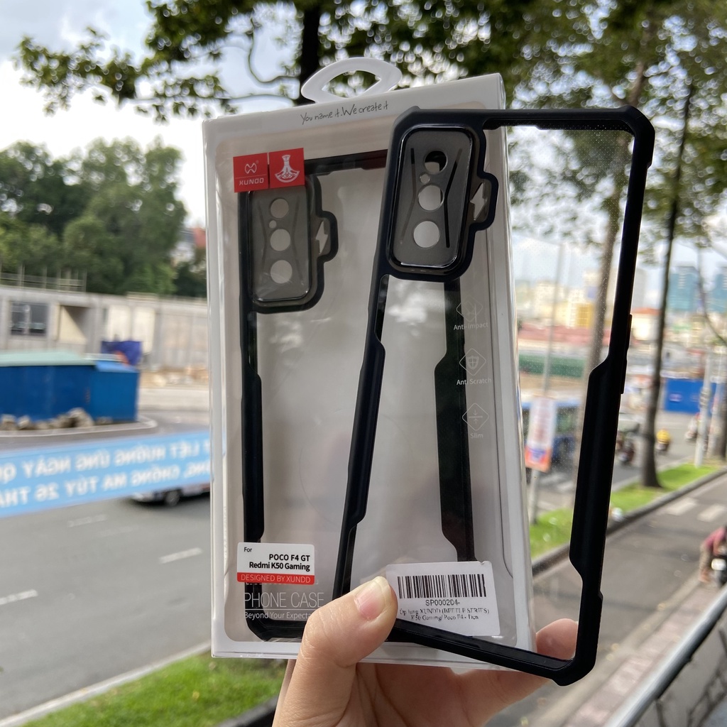 Ốp lưng XUNDD Redmi K50 Gaming - Mặt lưng trong, Viền TPU