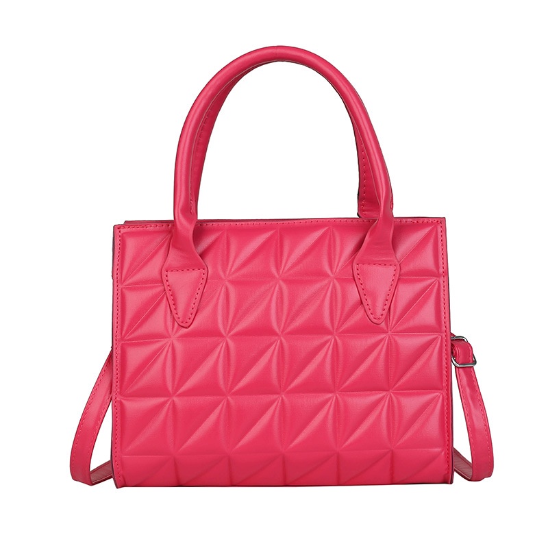 Túi Đeo Vai Hình Vuông Cỡ Lớn In Nổi Họa Tiết Kẻ Sọc Kiểu Hàn Quốc Thời Trang Mùa Xuân 2022