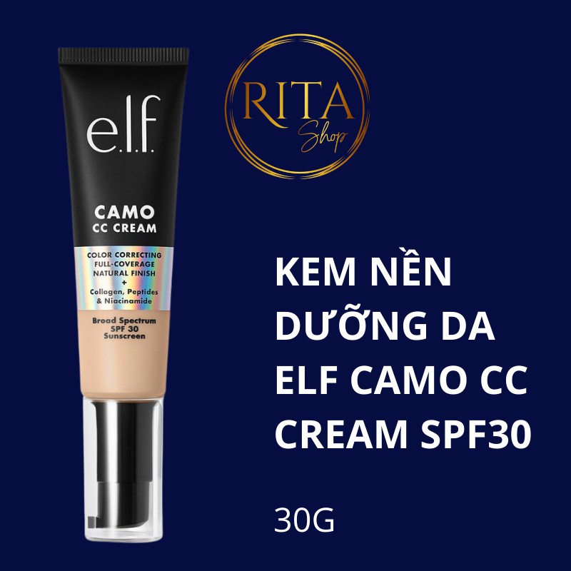 Kem nền dưỡng da Elf Camo CC Cream Spf 30 - dupe kem nền IT Cosmetics