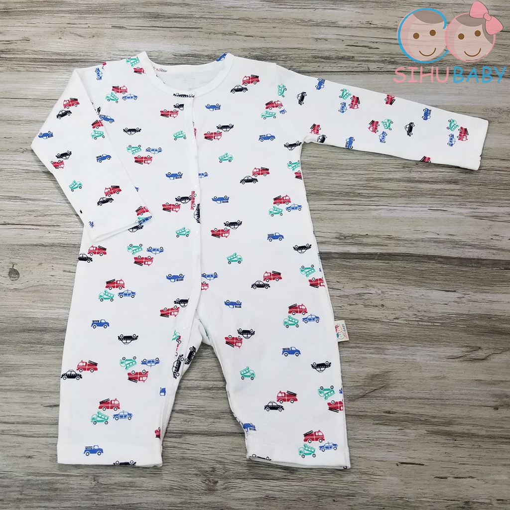 Body Dài Tay Dài Chân Cotton Borip Mềm Mại, Thoải Mái Cho Bé Từ 3 Đến 7,8 Ký | SIHU BABY SHOP