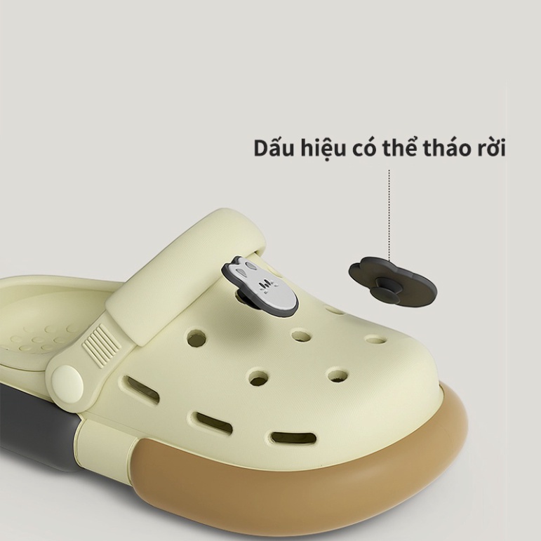 Dép sục cho bé Cheerful Mario- Happy Feet No7702 quai cài chống trơn trượt màu sắc và họa tiết thời trang Hàn Quốc