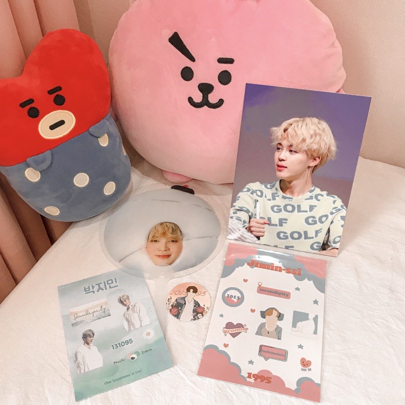 Set quà Jimin BTS | Ảnh, quạt, sticker, card trang trí | BigBuy360 - bigbuy360.vn