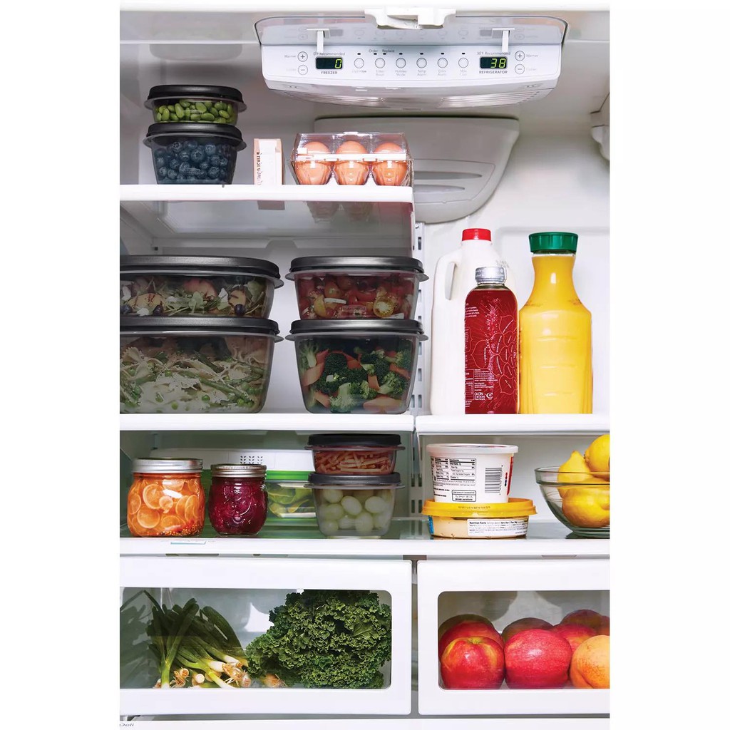 Combo 5 HỘP NHỰA ĐỰNG THỰC PHẨM Rubbermaid Easy Find Lids, 296ml