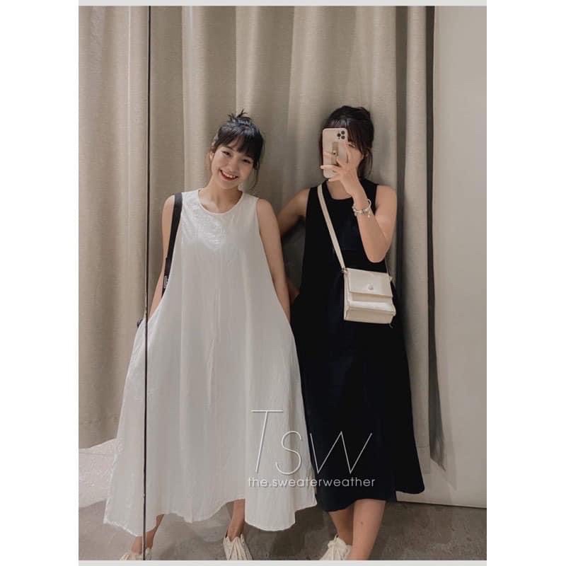 Đầm - Váy sát nách dáng dài Style Korea