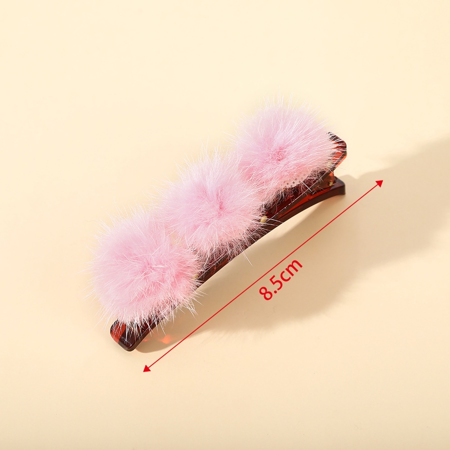 Cài tóc phủ lông phong cách Hàn Quốc dành cho nữ