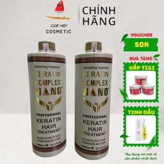 Hấp phục hồi keratin complex nano hàng chuẩn chuyên phục hồi tóc hư nát | chính hãng | 1000ml