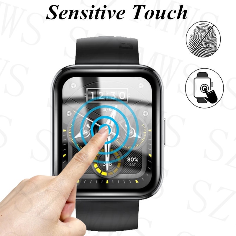 Kính Cường Lực 3D Viền Cong Bảo Vệ Màn Hình Đồng Hồ Thông Minh Realme Watch 2 Pro / 3 Pro Realme Watch 2 / 3