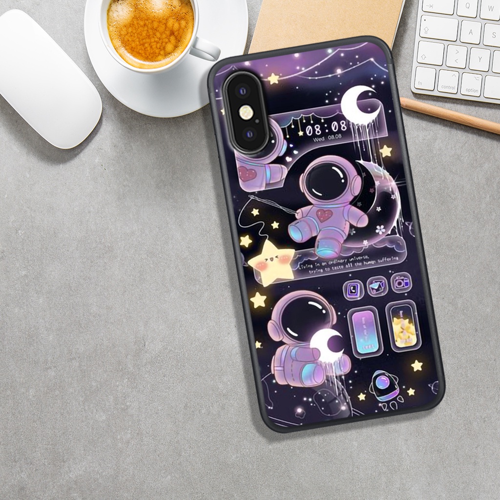 Ốp Lưng IPHONE X/XS - XSMAX - XR  , In Hình Phi Hành Astronauts  Phong Cách, Đẹp.