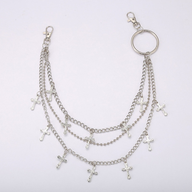 Youyo Dây Xích Đeo Quần Jean Phong Cách Punk Hiphop Hạng Nặng Cho Nam Và Nữ