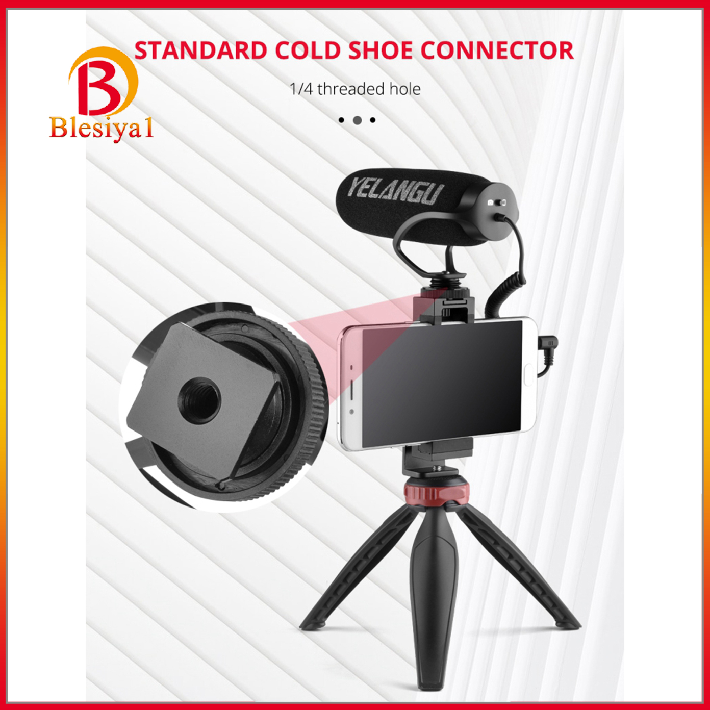 (Hàng Mới Về) Bộ Micro Thu Âm Kèm Phụ Kiện Cố Định Dành Cho Camera Golya1