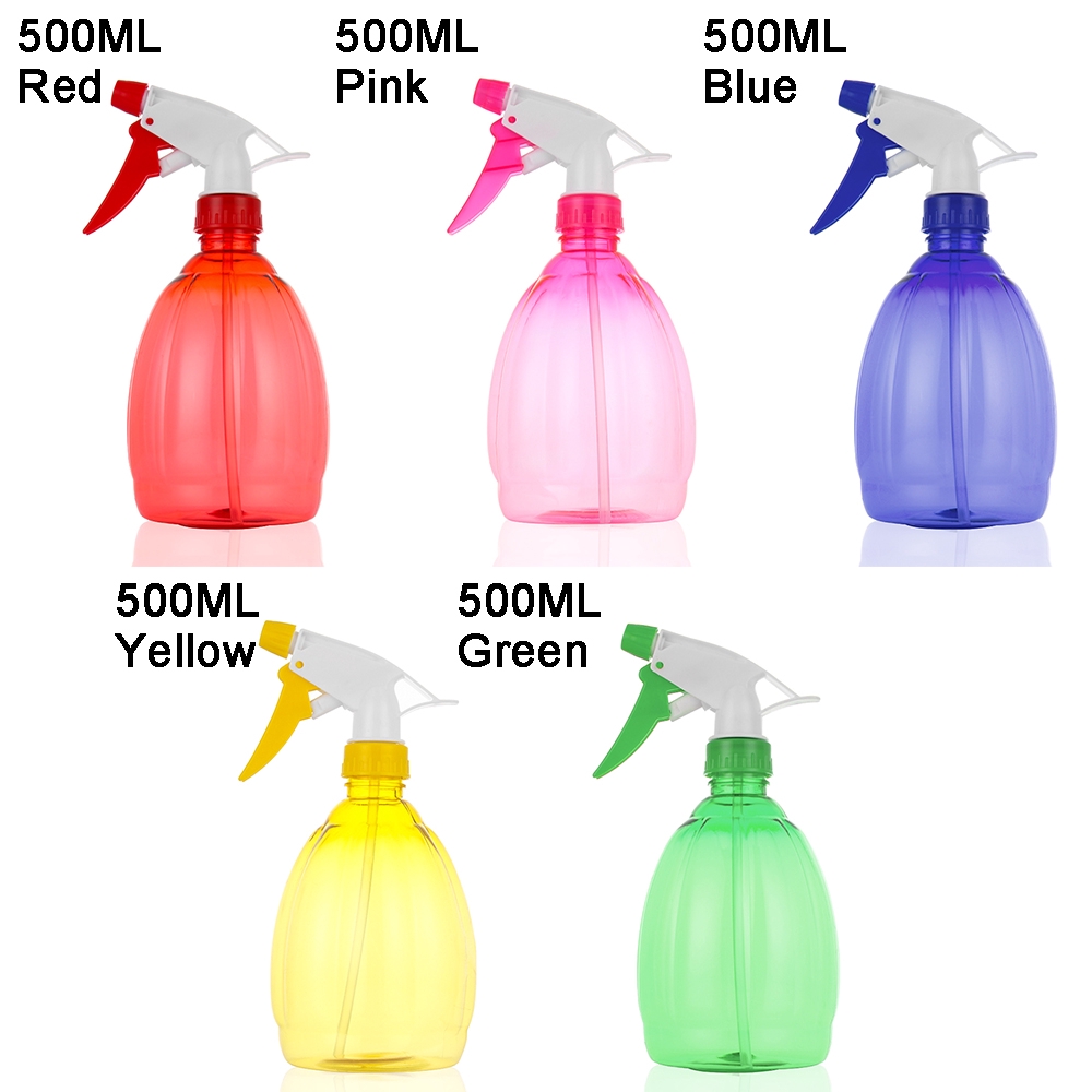 Bình nhựa 500ml/250ml xịt nước tưới cây chuyên dụng nhiều màu tùy chọn