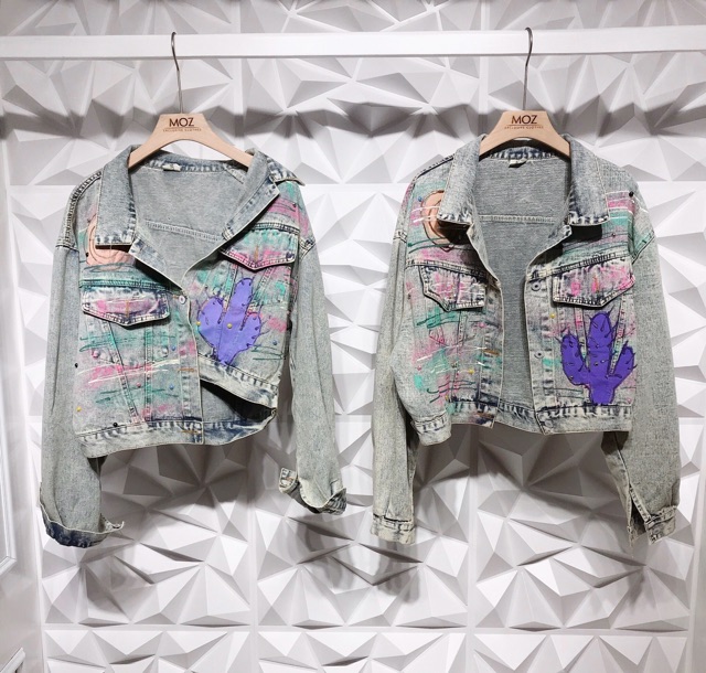 Áo bò vẩy sơn cá tính