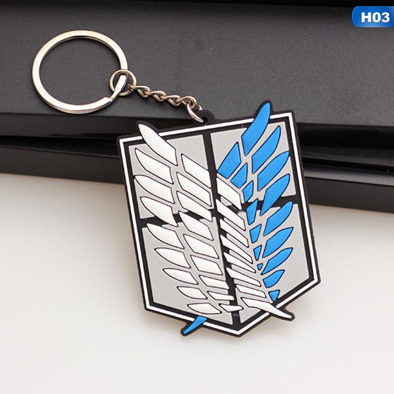 Attack On Titan Anime Peripheral Keychain Women's Bag Hanging Keychains