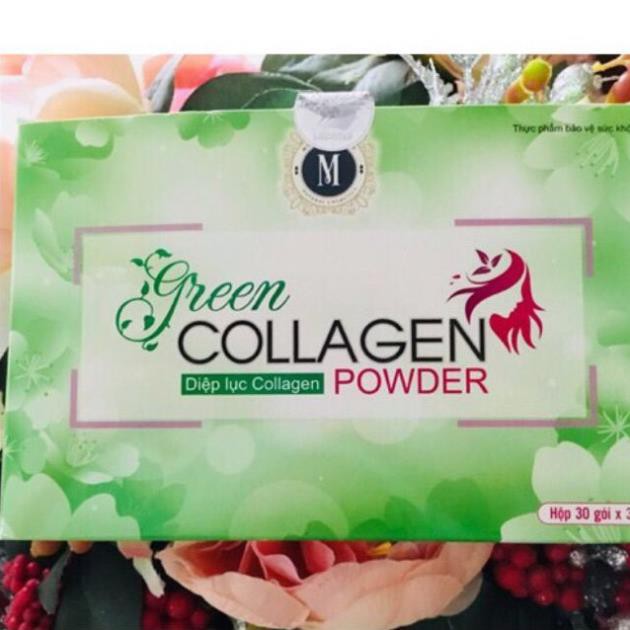 ( giá sốc) 1 hộp diệp lục collagen 30 gói [CHUẨN AUTHENTIC] | BigBuy360 - bigbuy360.vn