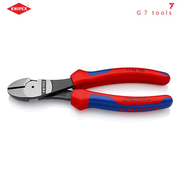 Kìm Knipex Thân Chéo Lưỡi Cắt 64 HRC - 74 02 160 / 74 02 180 / 74 02 200      _G7tools_