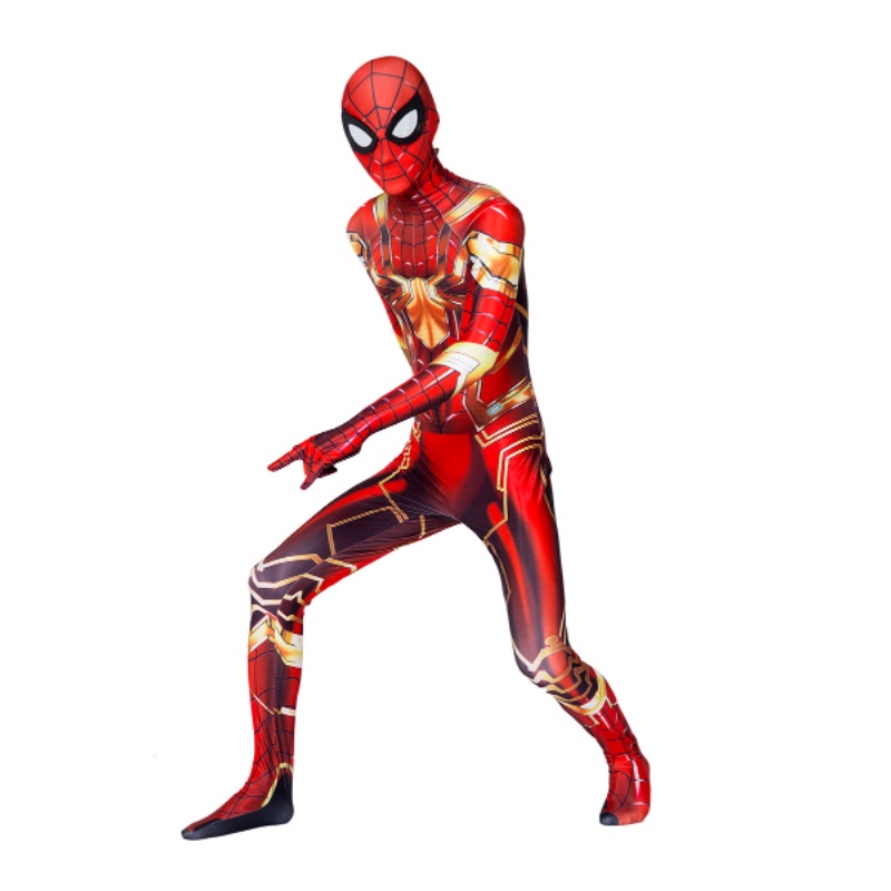 Bộ Áo Liền Quần Hóa Trang Peter Parker Zentai Hình Người Nhện Bằng Sắt Hóa Trang Halloween Cho Người Lớn Và Trẻ Em