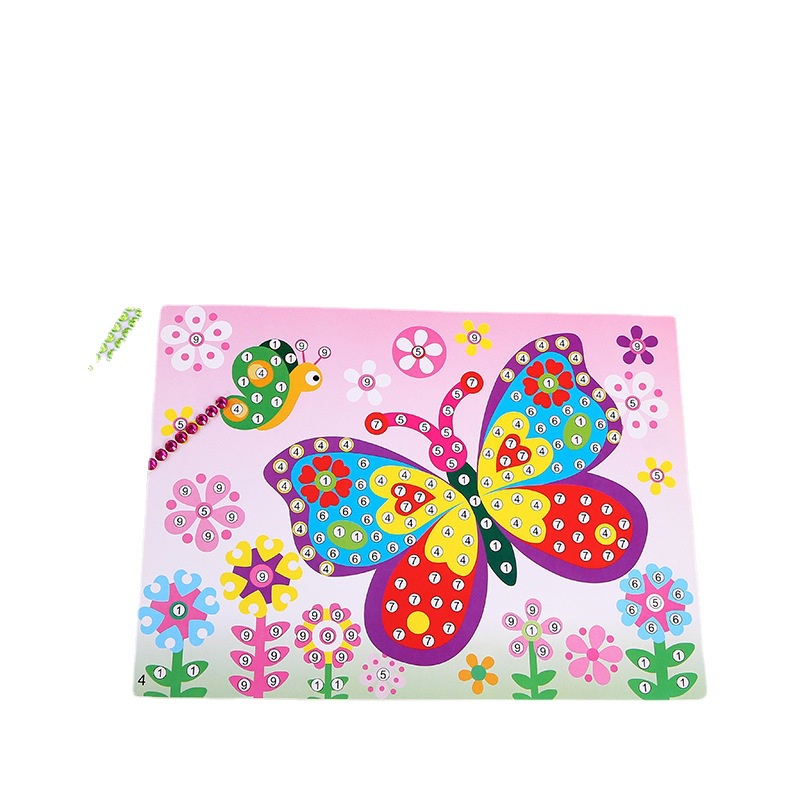 Bộ tranh đính đá xinh nhiều mẫu cho bé 💜 Molang shop 💜
