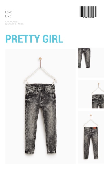 Quần bò/jeans mài Zara bé trai sz đại