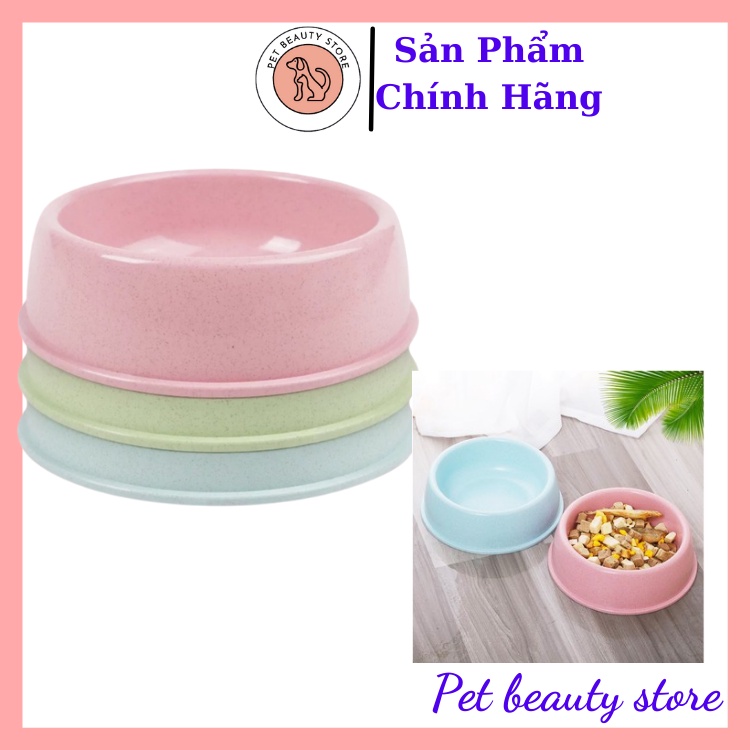 Bát Ăn Đơn Cho Chó Mèo loại tốt, size 15/13cm, cao 5cm