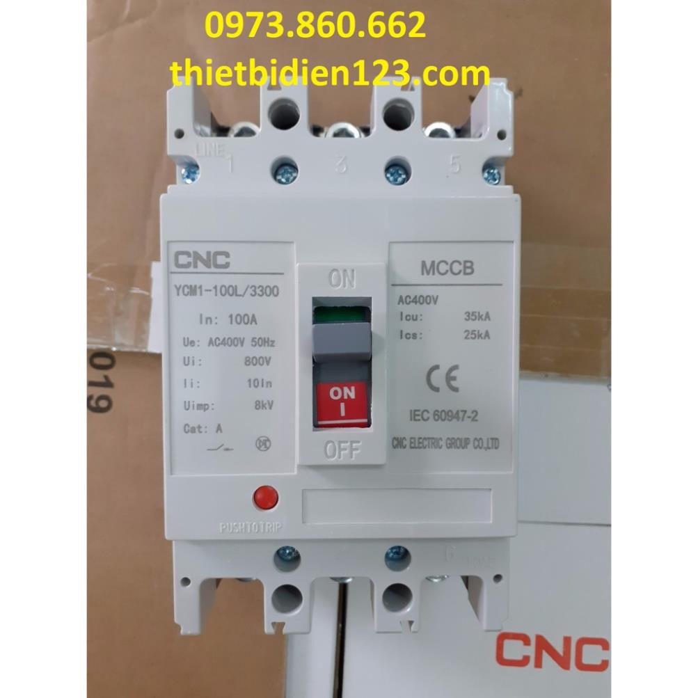 Aptomat CNC - MCCB 630A - 50kA -TBĐ