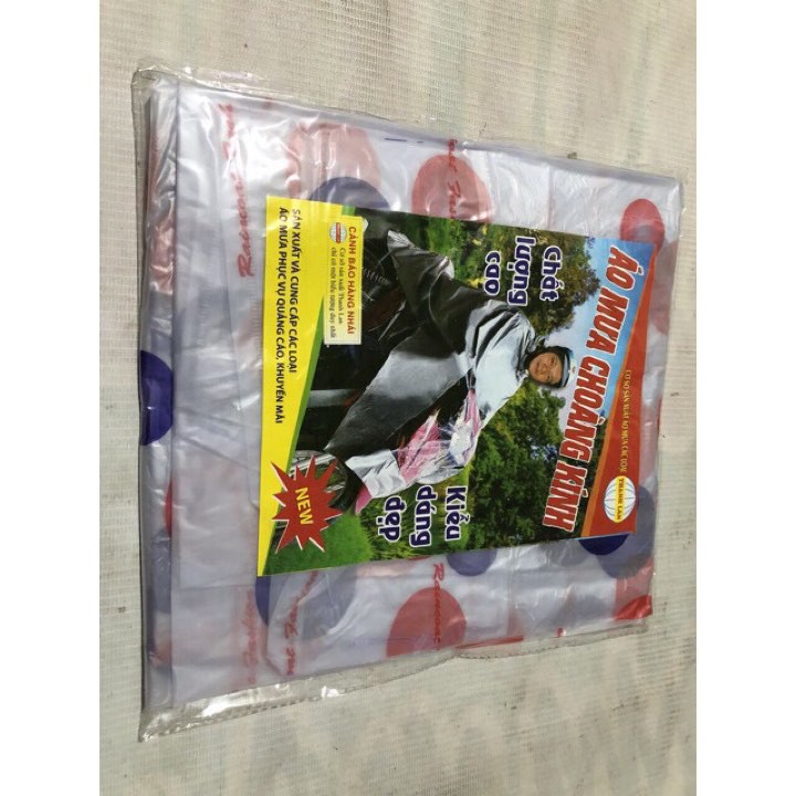 ÁO MƯA CÁNH DƠI TRONG SUỐT CHẤM BI SIÊU ĐẸP